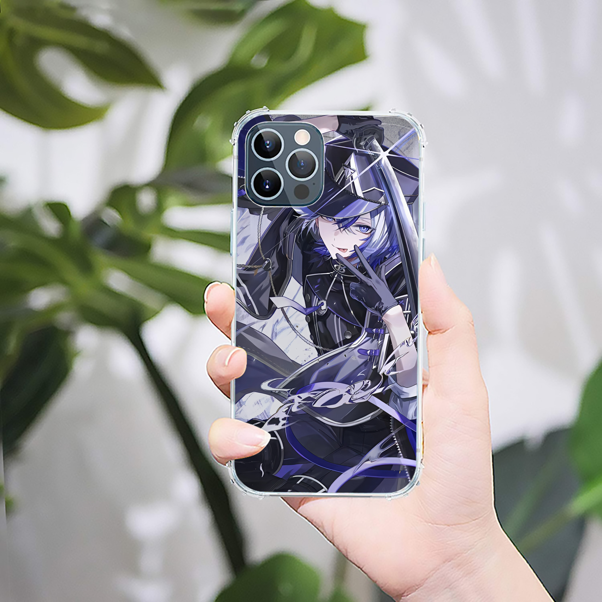 （画像用） 刀剣乱舞 Touken Ranbu 【iPhone 12シリーズ対応】透明スマホケース（クリアソフトケース）